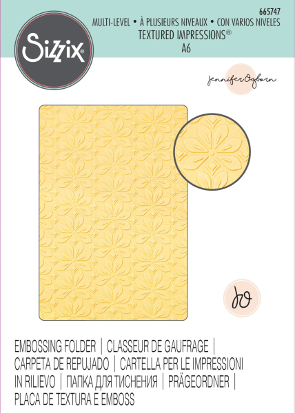 Flower Power, Multi-Level Prägeschablone - Sizzix