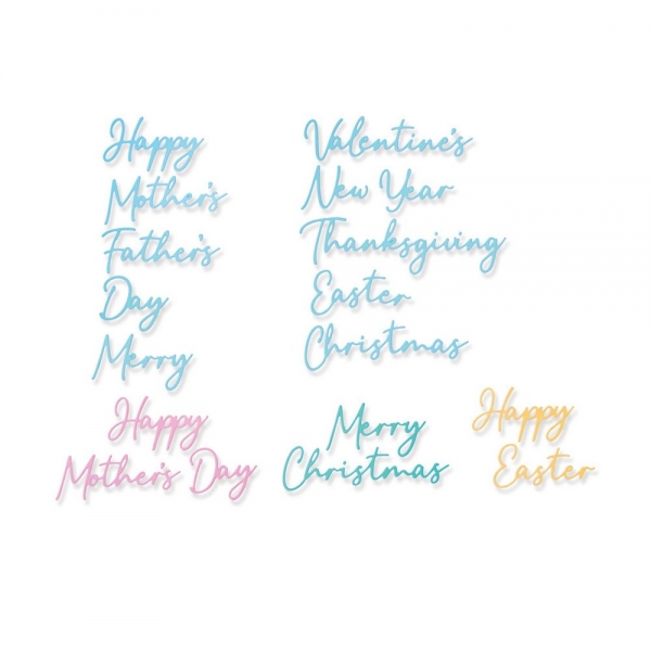 All Occasions Thinlits, Stanze - Sizzix