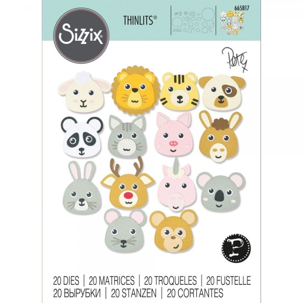 Build An Animal Thinlits, Stanze - Sizzix