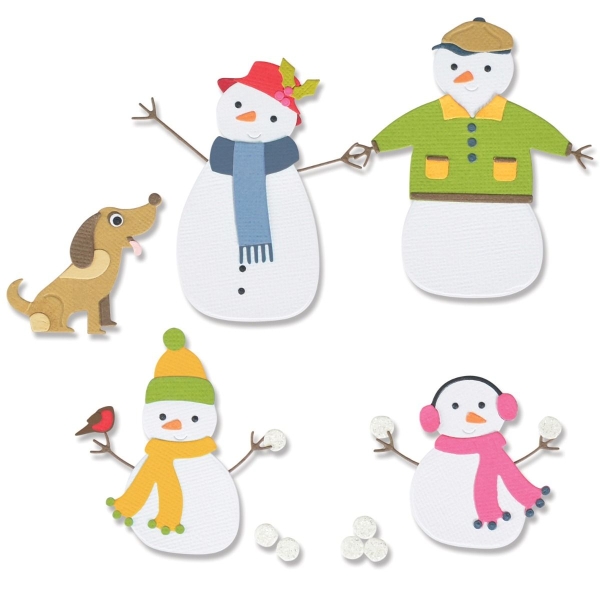 Snow Family Thinlits, Stanze - Sizzix