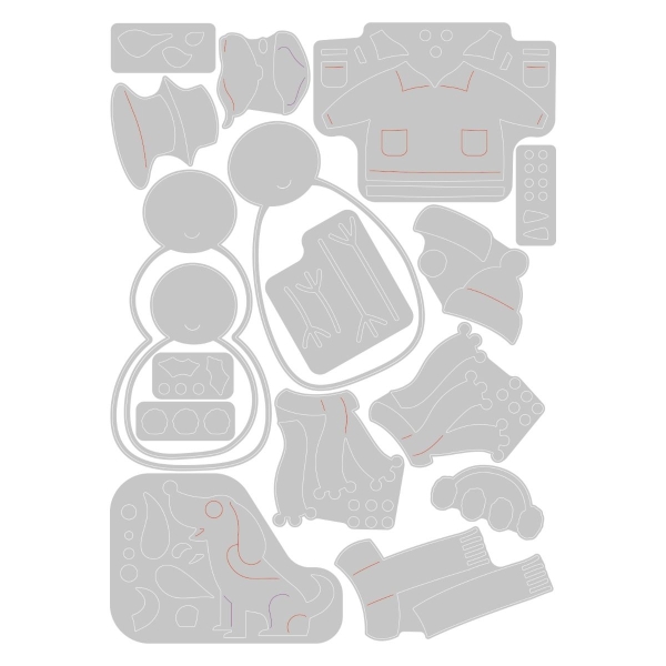 Snow Family Thinlits, Stanze - Sizzix