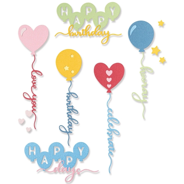 Balloon Occasions Thinlits, Stanze - Sizzix