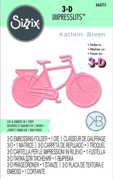 Bicycle, 3D Impresslits - Sizzix