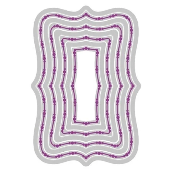 Doris Dotted Top Note Framelits, Stanze - Sizzix
