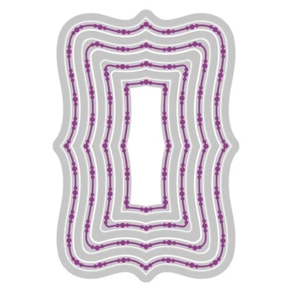 Doris Dotted Top Note Framelits, Stanze - Sizzix