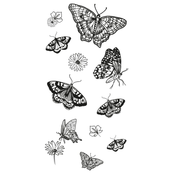 Butterflies, Clearstamp - Sizzix