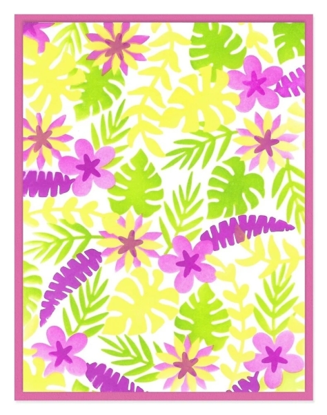 It's A Jungle Out There Layered Stencils, Schablone - Sizzix