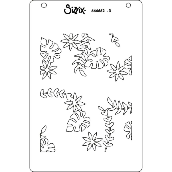 It's A Jungle Out There Layered Stencils, Schablone - Sizzix