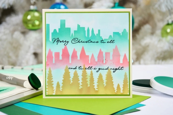 Cosmopolitan The View #2, Schablone - Sizzix