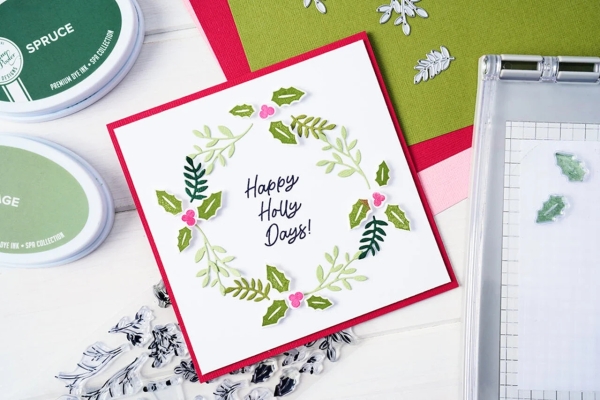 Happy Holly Days, Clearstamp - Sizzix