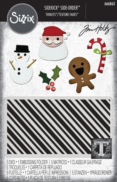 Sidekick Side-Order Christmas Minis, Stanze & Prägefolder - Sizzix
