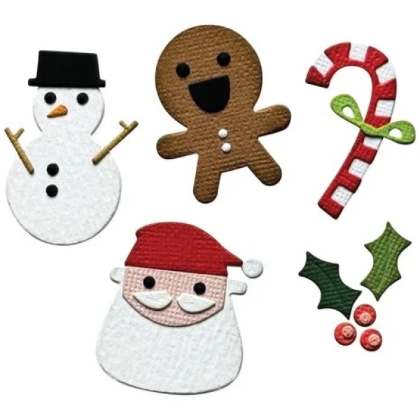 Sidekick Side-Order Christmas Minis, Stanze & Prägefolder - Sizzix
