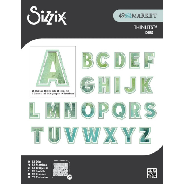 This or That Alphabet by 49 and Market Thinlits, Stanze - Sizzix (Tim Holtz)