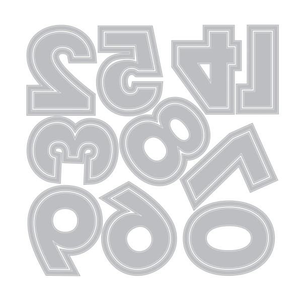 This or That Numbers by 49 and Market Thinlits, Stanze - Sizzix (Tim Holtz)