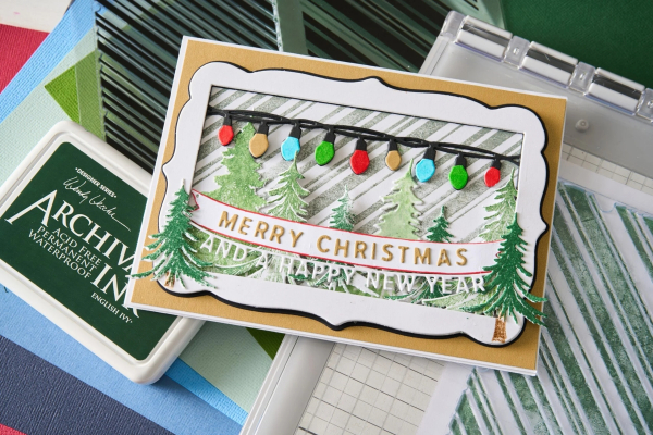 Trees and Trinkets, Stempel & Stanzenset - Sizzix