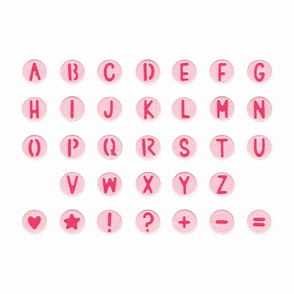 Alphabet Beads, Stanze - Sizzix