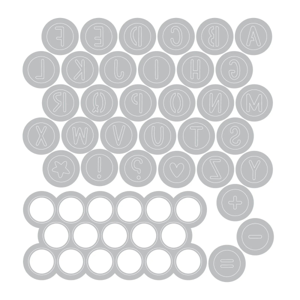 Alphabet Beads, Stanze - Sizzix