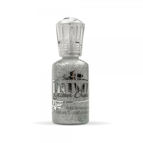 Nuvo Glitter Drops, Silver Moondust - Tonic Studios
