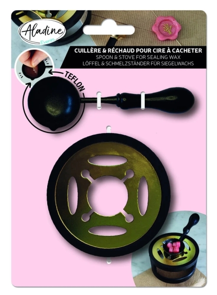 Spoon & Stove for Sealing Wax - Aladine