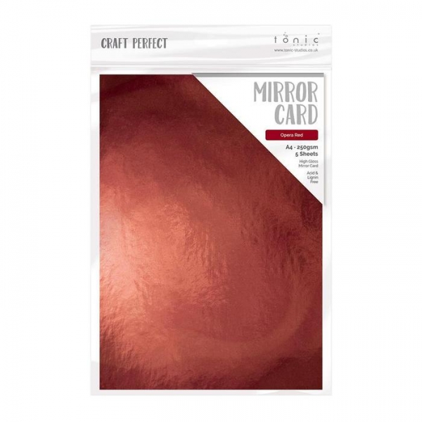 Mirror Card, Opera Red - Tonic Studios