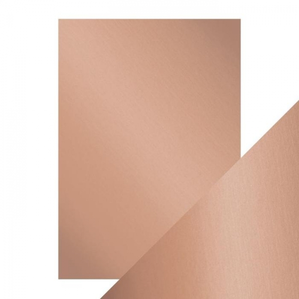 Satin Effect Mirror Card, Burnished Rose - Tonic Studios