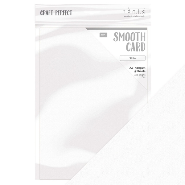 Smooth Card Bright White - Tonic Studios