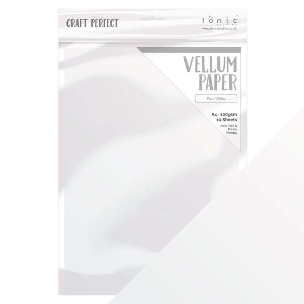 Vellum Paper Pure White - Tonic Studios