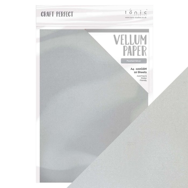 Vellum Paper Pearled Silver - Tonic Studios