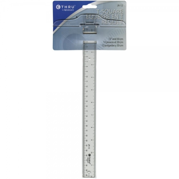 T-Square Ruler, 30cm - Westcott