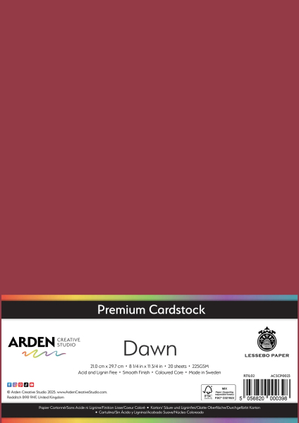 Premium Cardstock A4, Dawn - ARDEN Creative Studio