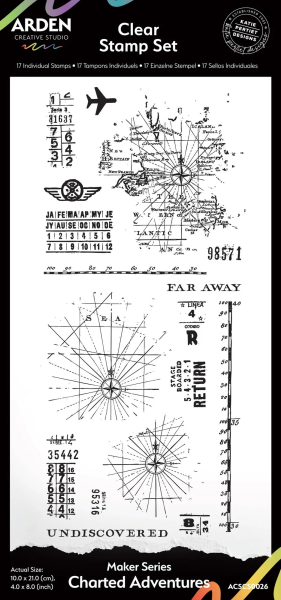 Charted Adventures, Clearstamp - Arden Creative Studio