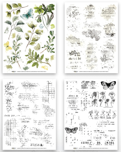 Garden Chronicles Essentials, Rub-On Transfer Set - Arden Creative Studio