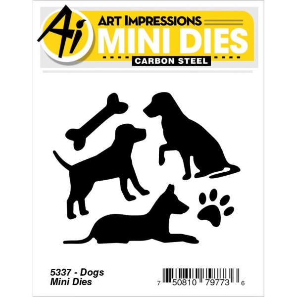 Dogs Mini Set, Stanzen - Art Impressions