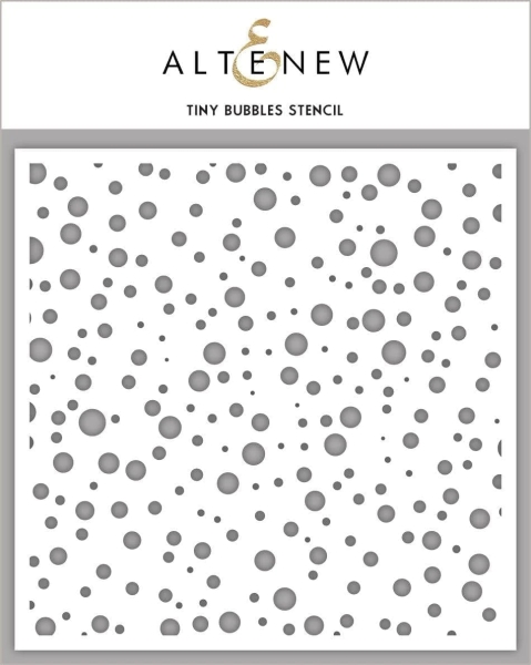 Tiny Bubbles, Schablone - Altenew