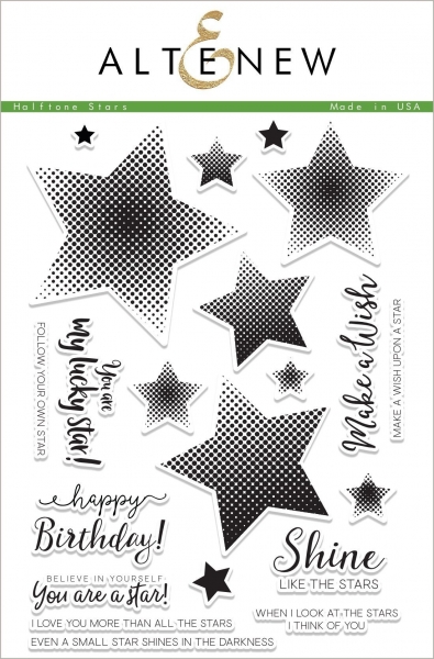 Halftone Stars, Clearstamp - Altenew