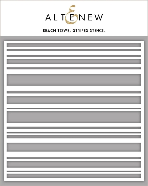 Beach Towel Stripes, Schablone - Altenew