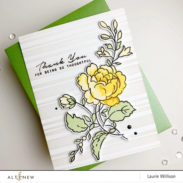 Beach Towel Stripes, Schablone - Altenew