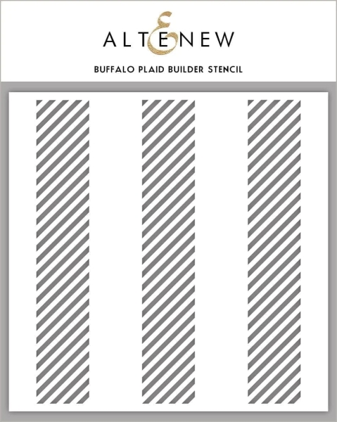 Buffalo Plaid Builder, Schablone - Altenew