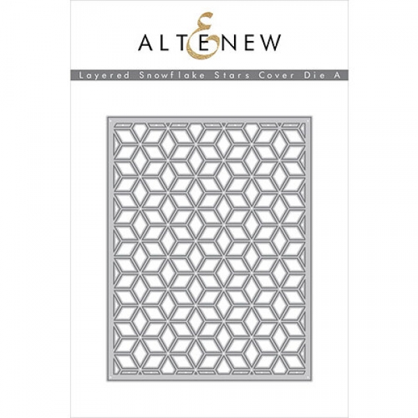 Layered Snowflake Stars Cover Die A, Stanze - Altenew