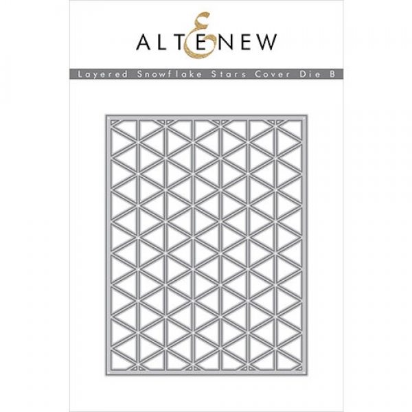 Layered Snowflake Stars Cover Die B, Stanze - Altenew
