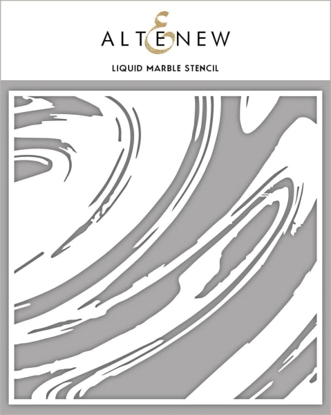 Liquid Marble, Schablone - Altenew