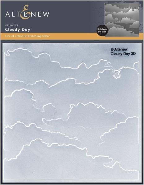 Cloudy Day 3D, Embossing Folder - Altenew