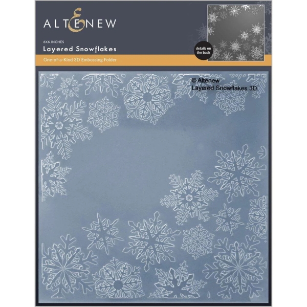 Layered Snowflakes, 3D Embossing Folder - Altenew