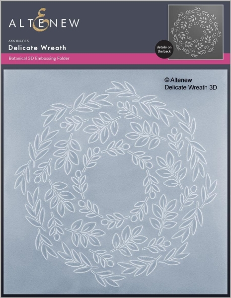 Delicate Wreath, Embossing Folder - Altenew