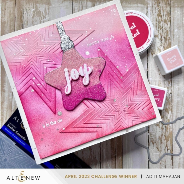 Stellar Cascade, 3D Embossing Folder - Altenew