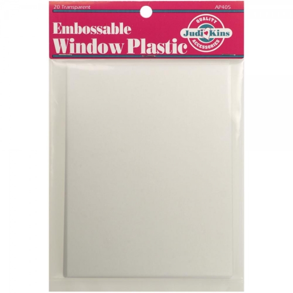 Window Plastic, Embossable – Judi Kins