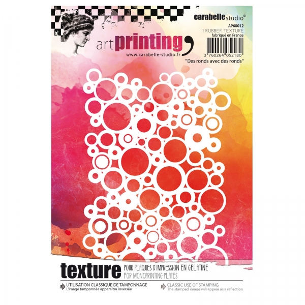 Art Printing Rubber Texture Circles - Carabelle Studio