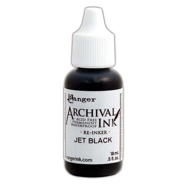 Archival Re-Inker, Jet Black - Ranger