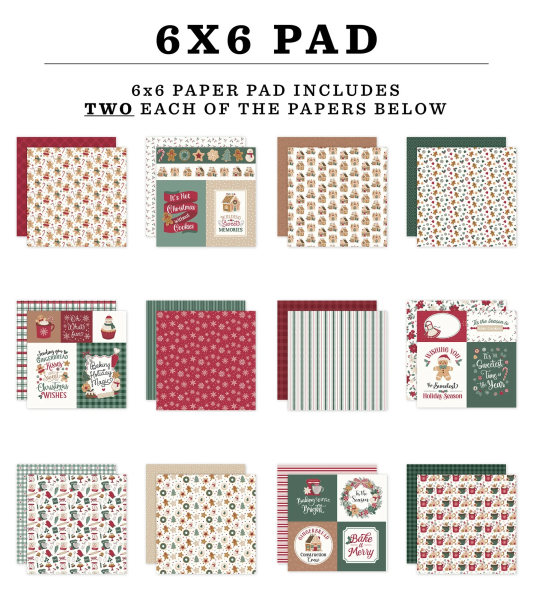 Baking Christmas Cheer 6x6 Paperpad - Echo Park