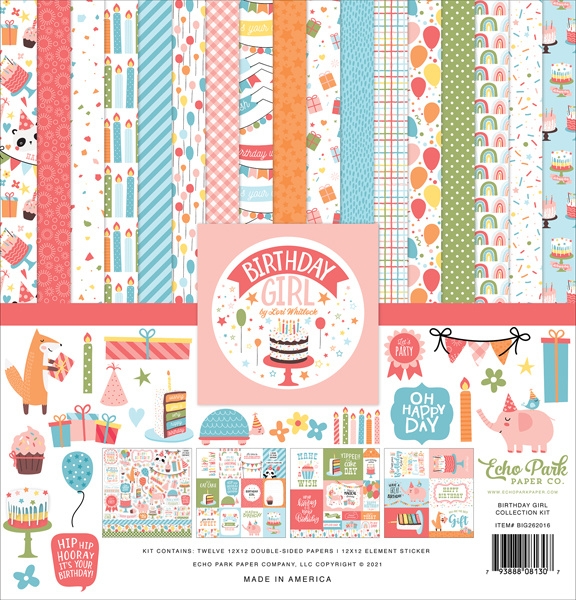 Birthday Girl 12x12 Inch Collection Kit - Echo Park